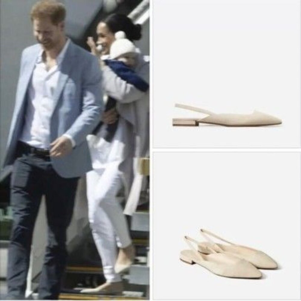 Everlane The Editor Slingback Italian Leather Flats ASO Meghan Markle